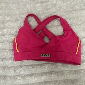 Five Dancewear Pink dance crop top